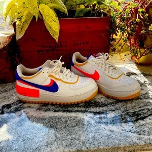 Nike AF1, sneakers, trainers, white, EUC